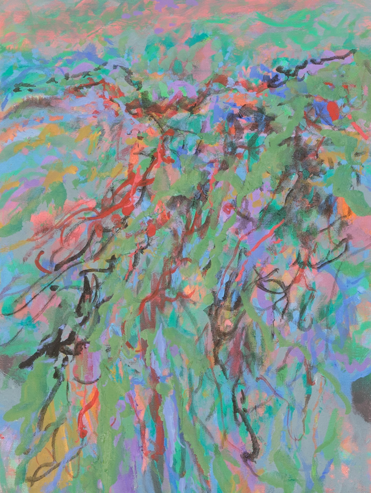 Nogales #189 is an original oil on canvas painting measuring 16 � 12 inches, completed in 2015 by American Expressionist Landscape painter Bud Holman.