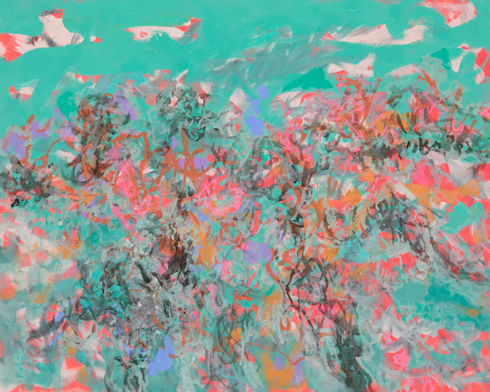 Old Nogales #2 is an original oil on canvas painting measuring 24 � 30 inches, completed in 2014 by American Expressionist Landscape painter Bud Holman.