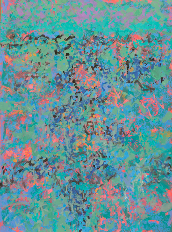 Desert Near San Xavier #11 is an original oil on rag paper painting measuring 30 × 22 inches, completed in 2012 by American Expressionist Landscape painter Bud Holman.