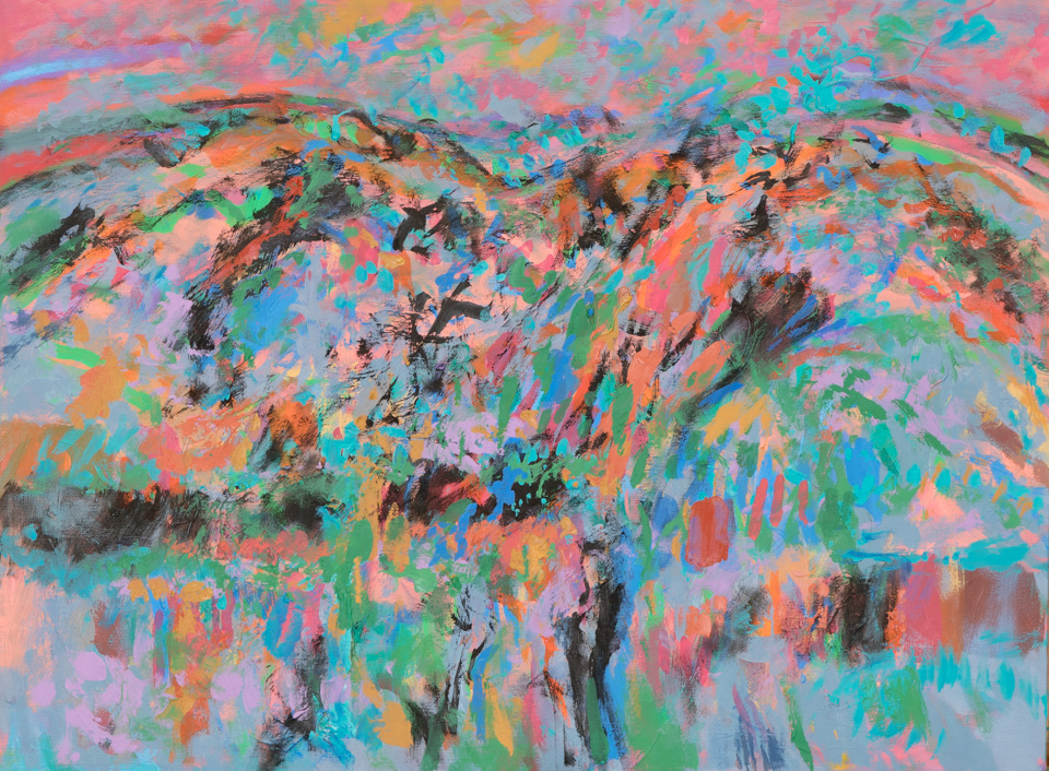 Blue Cowboy Landscape #3