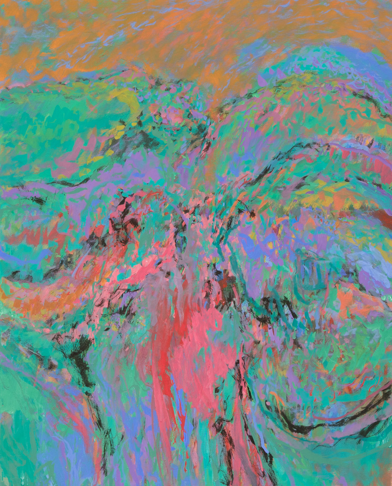 Sierra Vista AZ #3 is an original oil on canvas painting measuring 30 × 24 inches, completed in 2014 by American Expressionist Landscape painter Bud Holman.