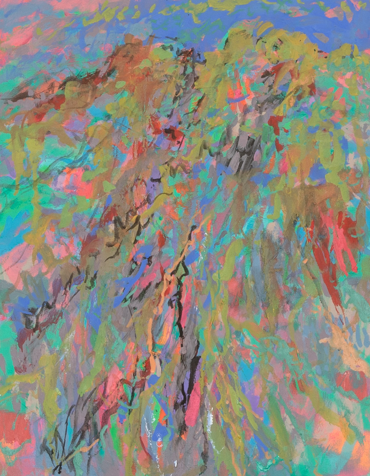 Indian Smoke Hills #5 is an original oil on canvas painting measuring 18 × 14 inches, completed in 2016 by American Expressionist Landscape painter Bud Holman.